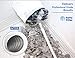 Fette Appliance - Flexible Dryer Vent Cleaning Kit, Lint Remover, Extends up to 12 Feet, Synthetic Brush Head, Use with or Without a Power Drill (12 Feet)
