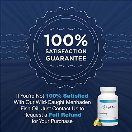 Physio Omega 3 DPA, DHA, EPA Wild Caught Pure Menhaden Fish Oil