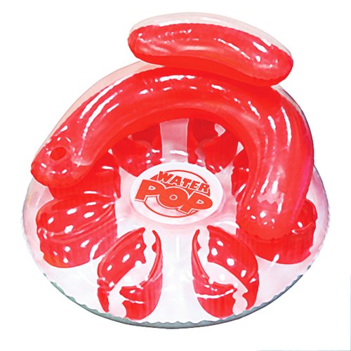 Poolmaster 06482 Water Pop Circular Lounge - Red