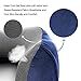 Blusmart Travel Pillow, Soft & Comfortable Memory Foam Neck Pillow for Head & Neck Support, Breathable & Washable Cover, Airplane Travel Kit with Eye Mask, Earplugs & Storage Bag