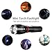 Lyhope LED Tactical Flashlight, Handheld COB Lantern+Flashlight in One, with Magnetic Base Zoom Adjustable Focus 5 Lighting Modes Torch Lights for Indoor and Outdoor Use (Battery Included)