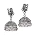 Jaipur Mart Oxidised Plated Jhumka Indian Unique Ethenic Bollywood Earrings Jewellery