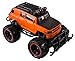 RC Monster Truck Remote Control 1:20 Scale Electric Vehicle Off-Road Race Car With Oversize Tires Radio SUV RTR Beast Buggy Great Toy Gift For Boys Children (Orange)