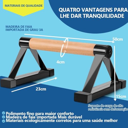 Preta e Branca, Suporte de Calistenia Barra Paralela de Chão Barra Fixa 34 * 23 * 15CM Amarela