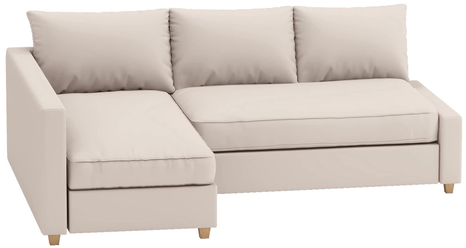 Durable Polyester Flax Friheten Sleeper Sofa Cover