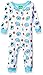 Sesame Street Baby Boys' Cookie Monster Onesie, White, 18M
