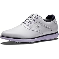 Amazon.com | FootJoy Men's Traditions Blucher Golf Shoe, White