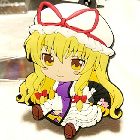 Amazon 東方project 八雲紫 ぺたん娘 ラバーストラップ 八雲家 グッズ 妖々夢 上海アリス幻樂団 アニメ 萌えグッズ 通販