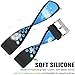 SKYLET Compatible with Fitbit Charge 2 Bands for Men Women, 3 Pack Breathable Silicone Replacement Sport Wristbands Compatible with Fitbit Charge 2 with Secure Clasp Men Women Large Small