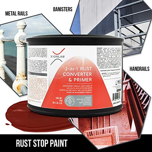 XIONLAB 2 in 1 Rust Converter & Metal Primer Water Based UV Resistant