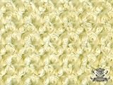 Minky Rosebud BANANA Fabric By the Yard