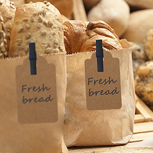 SallyFashion Kraft Paper Tags, 600 PCS Craft Hang Tags with Free 600 PCS Natural Jute Twine for Gifts Arts and Crafts Wedding Holiday