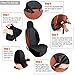 Front Dog Car Seat Covers- Black, Double Waterproof Nonslip - Universal Bucket Pet Seat Cover For Cars,Baby Athletes Pets car seat protector,Dog Car Seat Accessories,Easy Packing & Storage