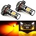 JDM ASTAR Bright Amber PX Chips 5202 5201 LED Fog Light Bulbs