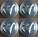 Wheel Center Caps Cap Dodge Oem Retrofit Kit of 4 Mopar MATTE FINISH by Replacement
