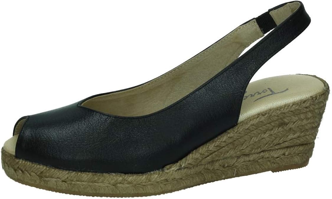 alpargatas negras mujer