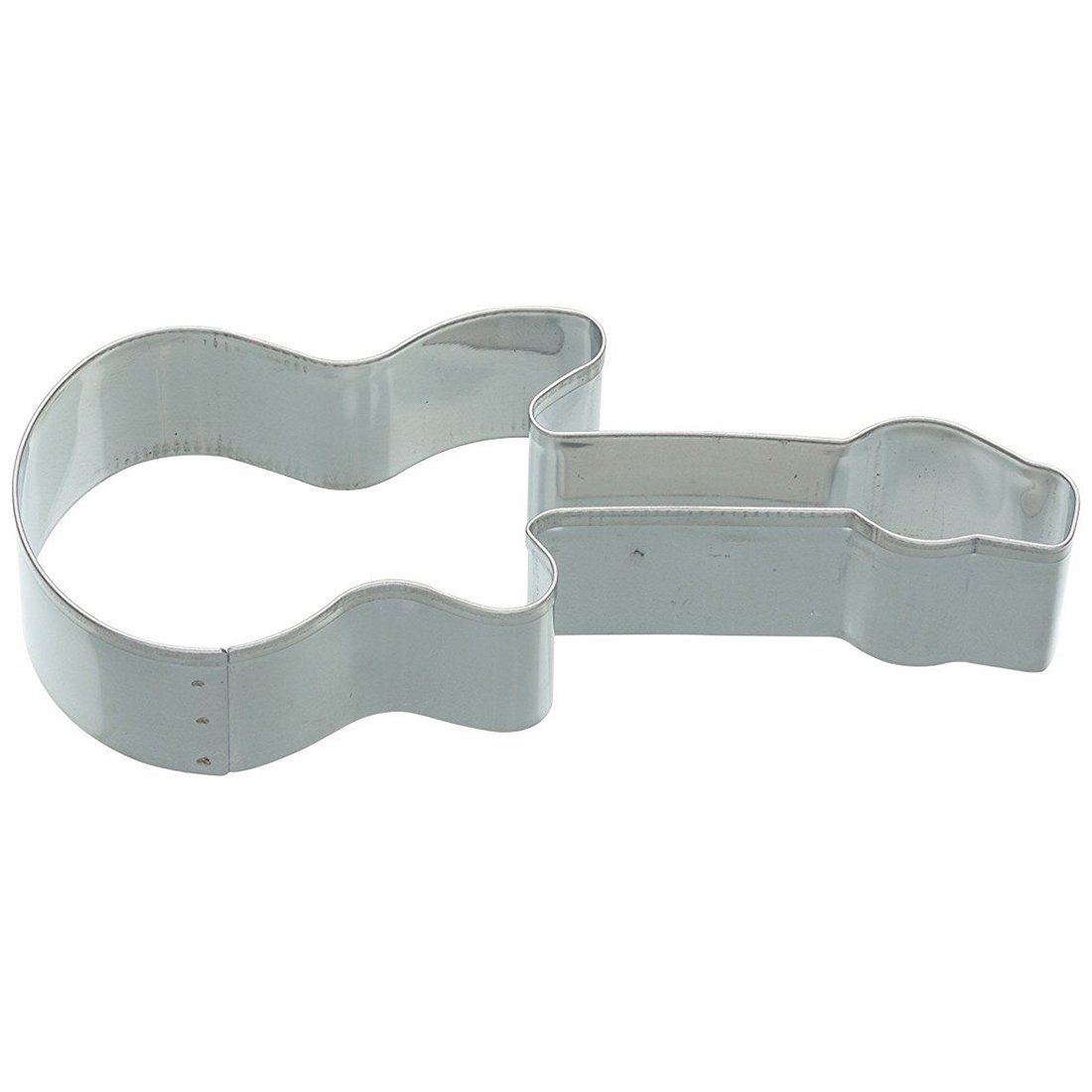 KitchenCraft KC3537 Guitar Cookie Cutter, Stainless Steel, 12 x 4.5 x 2.5 cm, Silver