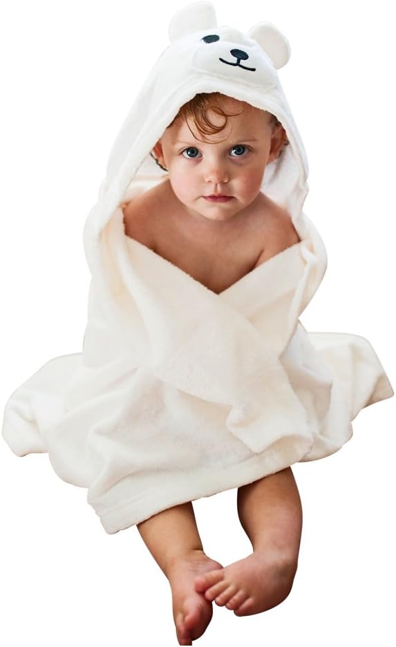 Hooded Baby Bath Towel for Babies and Toddlers | Perfect Bath Towel with Hood for Kids | Baby Registry Gender Neutral Gift