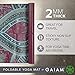 Gaiam Yoga Mat Folding Travel Fitness & Exercise Mat | Foldable Yoga Mat for All Types of Yoga, Pilates & Floor Workouts, Be Free, 2mmthumb 2