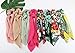 Makone Baby Headband with Bows Infant Nylon Newborn Handmade Bows for Girls