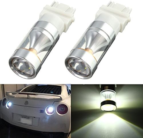 2X High Power 30W 3157 3156 Xenon White Backup Reverse CREE XB-D LED Light Bulb LED Lights