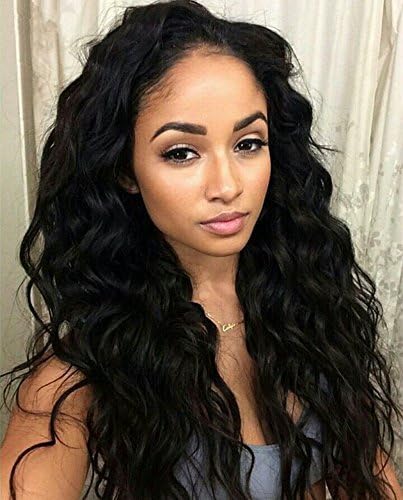 Warma Hair Natural Color Brazilian Virgin Hair Body Wave 130% Density Full Lace Human Hair Wig With Baby Hair Brazilian Remy Human Hair Wigs For African Americans (10 inch full lace wig)