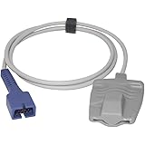 Nellcor Spo2 Sensor Adult Finger Soft, Sino-K Nellcor Compatible Direct-Connect SpO2