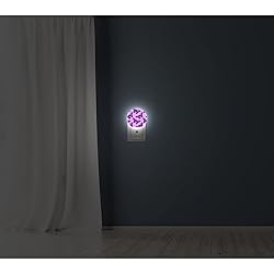 Axayaz Purple Butterflies Night Light Moths Animal