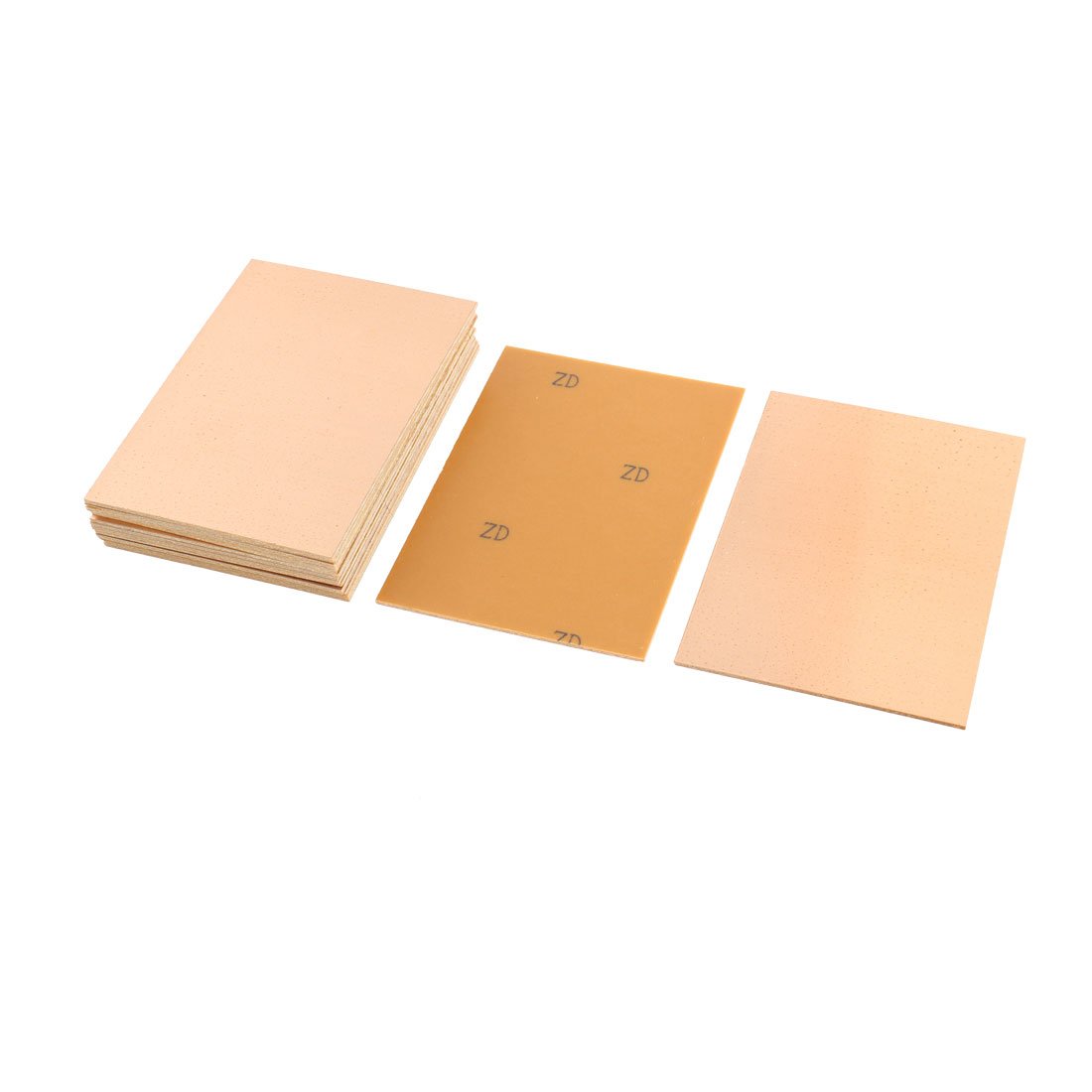 Sourcingmap A15080500ux0222 15 Piece 100x70x1.5 mm Bakelite Single Sided Copper Clad Laminate PCB Circuit Board