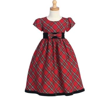 Amazon.com: Toddler Girls Red Black Plaid Short Sleeve ... Amazon.com: Toddler
