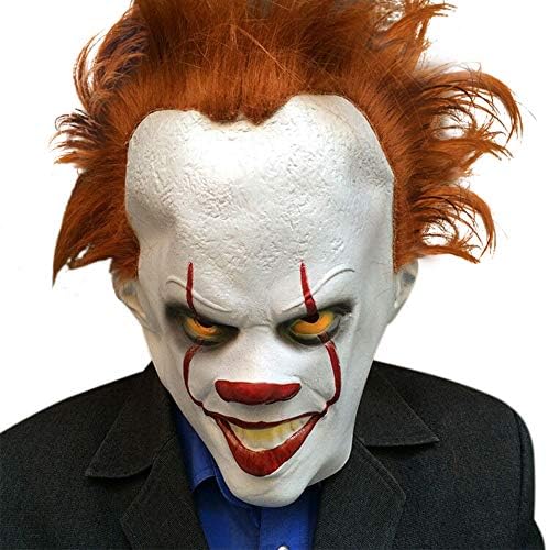 Nuoka Halloween Pennywise Cosplay Latex Clown Mask