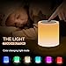 Elecstars Touch Lamp, Portable Night Light + Dimmable Table Bedside Lamps & Color Changing RGB for Bedrooms