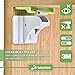 Child Proof Magnetic Cabinet Locks – 8 Easy to Install Baby Locks for Cabinets and Drawers – Heavy Duty Child Home Safety Kit with 3M Adhesive – Perfect for New Parents and Grandparents by SafetyStork