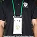 5 Pack - Extra Large 4 X 8 Badge Holders (Really Big) 4X8 Inch Big Credential Plastic ID Protector Sleeves for Sporting Events & Concert Tickets - 3 Lanyard Slots at Top to Work with Any Lanyard