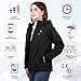 OUTCOOL Women's Heated Jacket with Hood Slim-Fit Heating Jacket (Type: NJK1801)(S)
