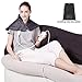 Tech Love Electric Heating Pad for Neck Shoulder and Upper Back Pain Relief Moist/Dry Heated Pad with Auto Shut Off 14” x 22” - Charcoal Gray