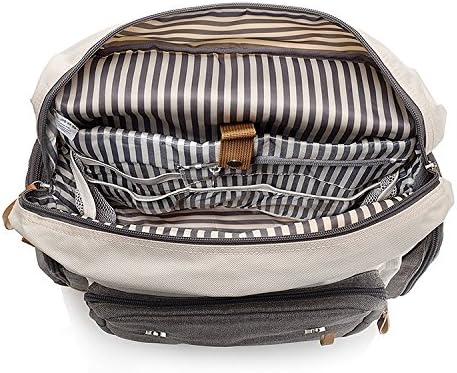 Simply B Baby Backpack, Large Stylish Multi-Function Organizer w/Changing Pad and Stroller Straps