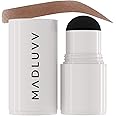 MADLUVV Brow Stamp Refill* - Color Stamp for Brows & Root Touch Up for Women & Men, Instantly Conceal Hair Loss, Grey Hair, Thinning Hair with Stain-Proof/Smudge-Proof Powder Formula (Auburn)