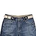 Buckle-less No Bulge Belt for Women, No Buckle and Hassle Women Invisible Belts (Khaki)