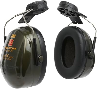 3M PELTOR Optime II Earmuffs 30dB Green Helmet Mounted H520P3E-410-GQ