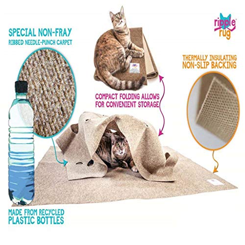 Redvive Top Pet Dog Cat Activity Play Mat Training Mat Cat Toy Bite Mat 120903 cm Training