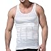 HANERDUN Mens Body Shaper Slimming Shirt Compression Vest Elastic Slim Shapewear