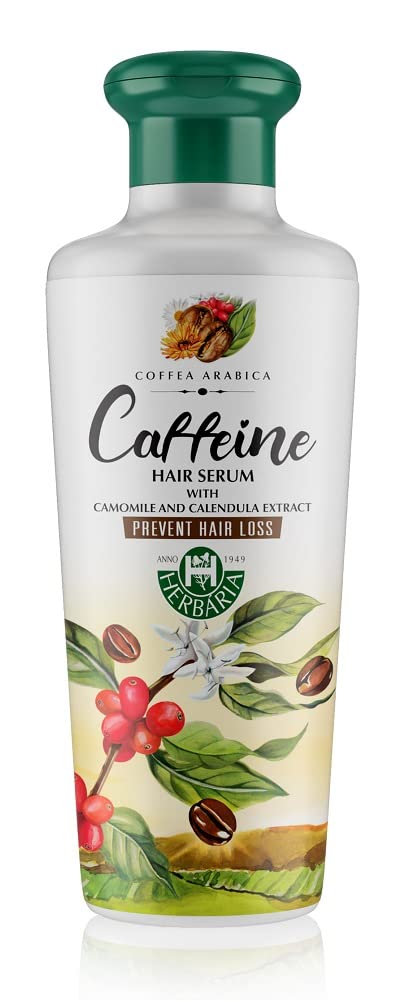 Banfi Herbaria Alcohol Free Caffeine Hair Serum with Camomile and Calendula 250ml - English