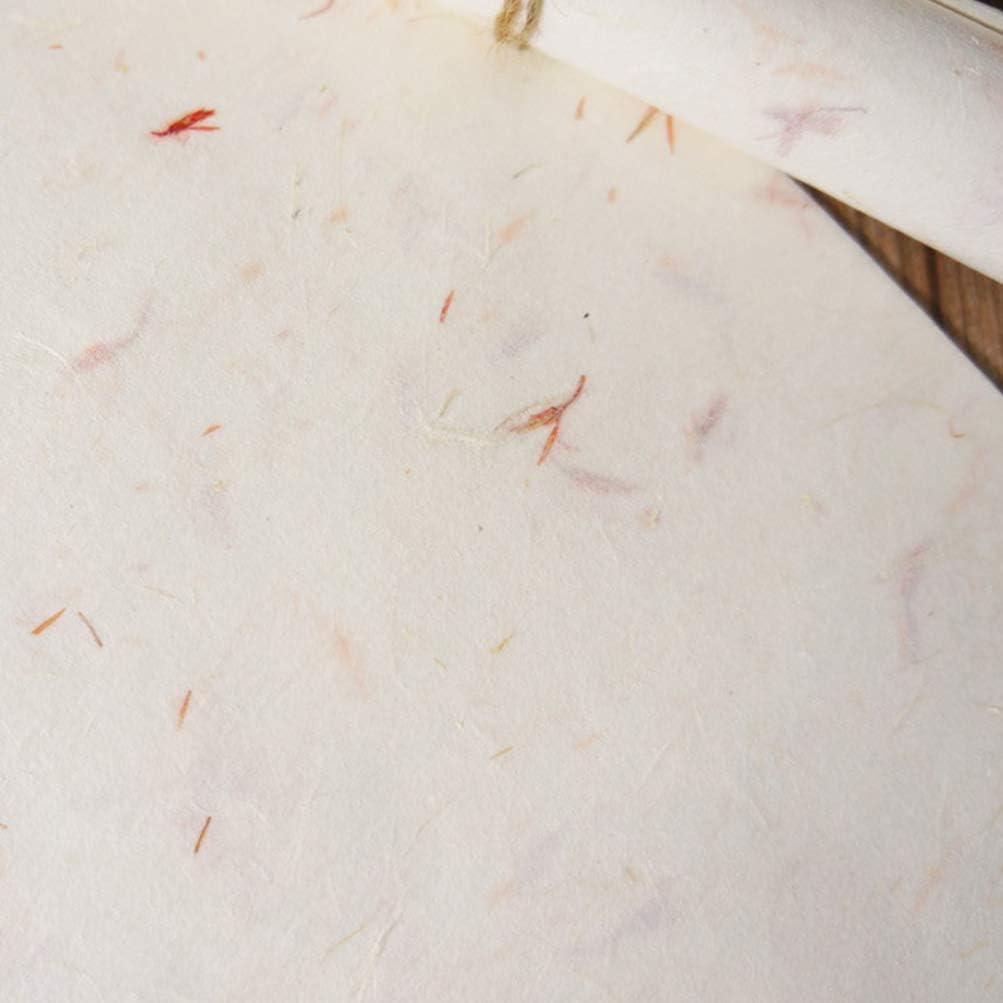 STOBOK 40pcs Chinese Calligraphy Paper Plant Flower Brush Rice Paper Craft Hand Made Art Tissue Xuan Letter Writing - Image 3