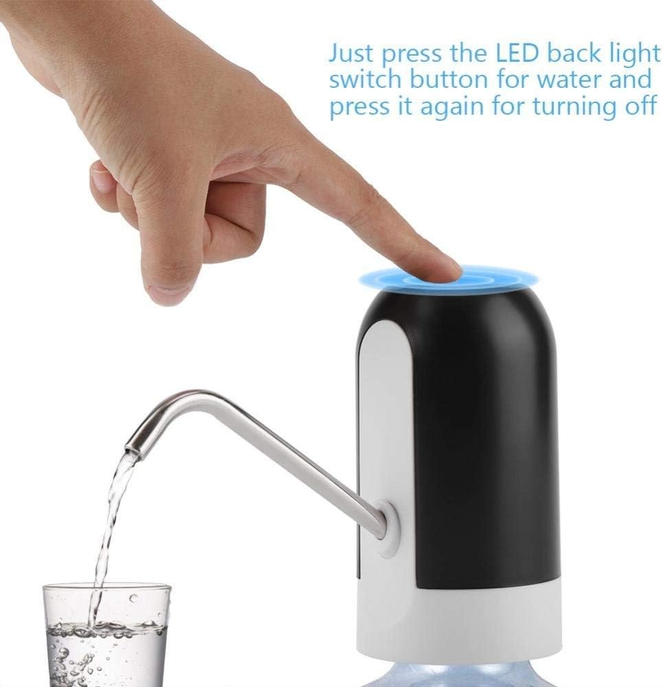 Distributore Acqua Automatico USB A Pompa Per Caraffe 5/6/8 Litri - Silicone Senza BPA, Batteria Ricaricabile