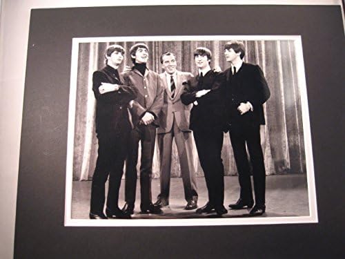Treasure Chest Shoppe Beatles 1964 Ed Sullivan Show 11x14 Double Matted 8x10 Photo Print John Lennon Ringo Paul Mccartney George Harrison