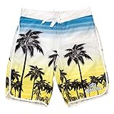 Men's Corona Blue To Yellow Sunset Board Shorts
