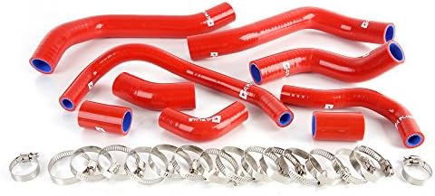 Silicone Coolant Radiator Hose Kit Clamps For HONDA CBR600RR CBR600 RR 2007-2011 09 10 Red