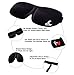 Sleep Mask, Light Blocking, Features Memory Foam, Insomnia Aid, Includes Carry Pouch and Ear Plugs, For Travel, Shift Work, Meditation, Migraines by Quiet Sound
