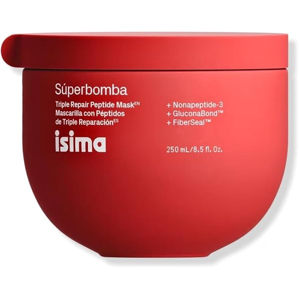 Amazon.com: Isima Súperbomba Triple Repair Peptide Hair Mask, Deep